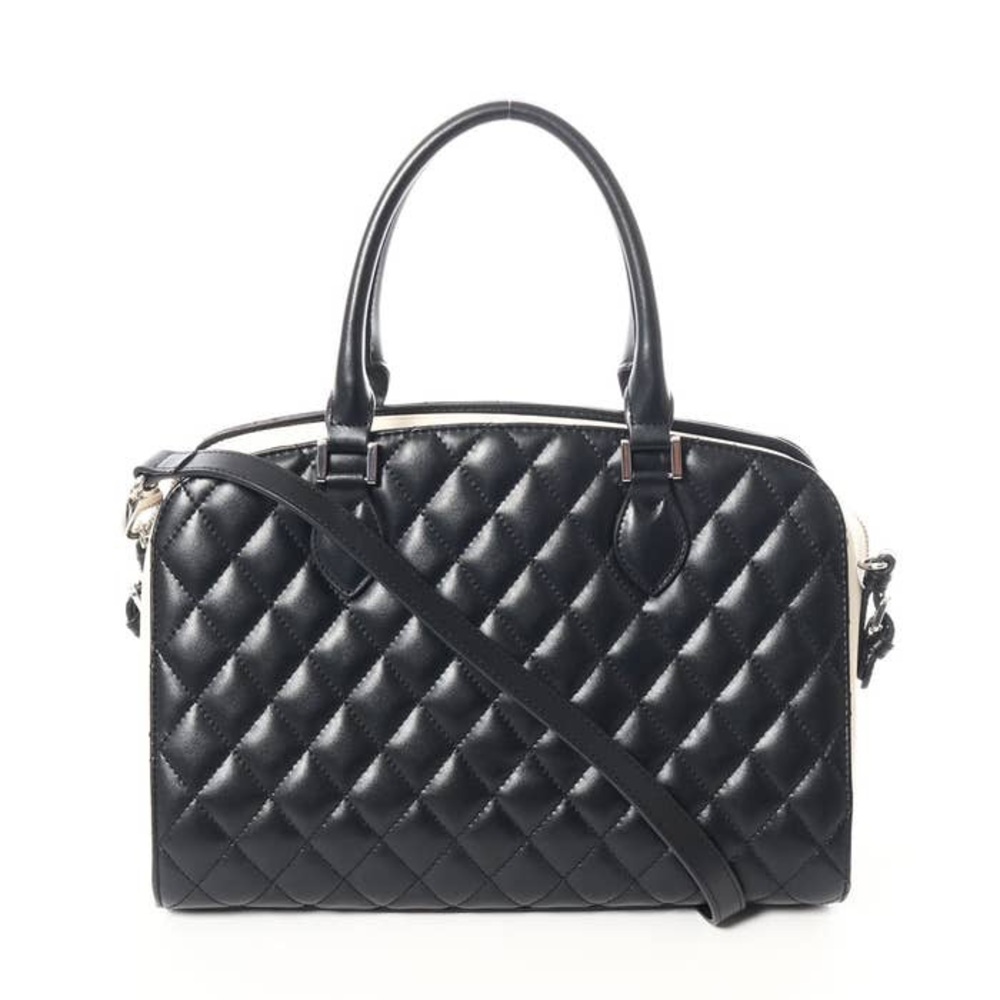 Charles Jourdan Paris Quilted Leather Two-Tone Satchel – NWOT w/ Dust Bag